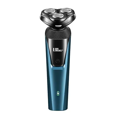 Lingke 8806 üç bıçaklı üçü bir arada tıraş makinesi seti erkek elektrikli sakal tıraş makinesi yıkanabilir USB şarj edilebilir - 6