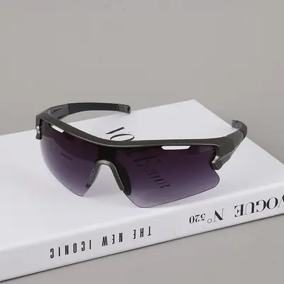 Futuristic Millennium-Style Cycling Windproof Sunglasses, Large Frame, Colourful - 6