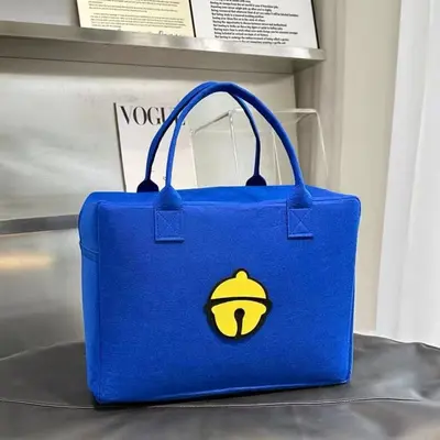 Cartoon Reisetasche Große Kapazität Reisetasche Leicht Modisch Koreanischer Stil Frisch Kurzstrecken Filz Handtasche Kleidungstasche