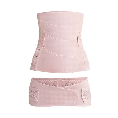 Dailixiang Taillengürtel für Damen, grenzüberschreitend, 4 Klebepads, Nachsorge-Bauchbinde nach der Geburt, atmungsaktives Set, für natürliche Geburt und Kaiserschnitt, formender Taillen- und Bauchgürtel