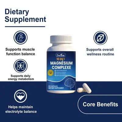 DOCTEAT Magnesium Energy Support Capsules