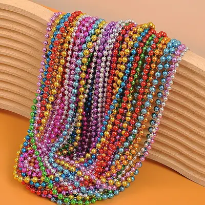 Colored Plastic Beads, Linking Beads, Wedding Decoration Door Curtain Beads