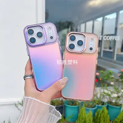 厂家直销适用OPPO A78高品质A58透明A57亮影变色龙防摔保护套Case - 5