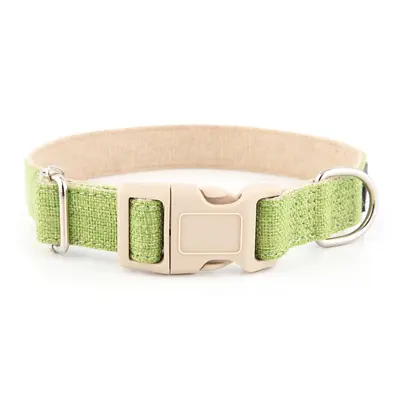 Pure Linen Dog Collar for Large, Medium and Small Dogs - 7
