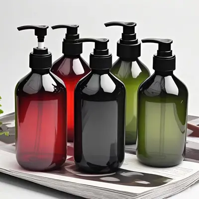 Sloped Shoulder Pet Lotion Bottle 300ml 500ml 750ml 1L