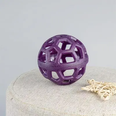 Bite-Resistant Pet Toy Balls with Geometric Hollow Design - 11