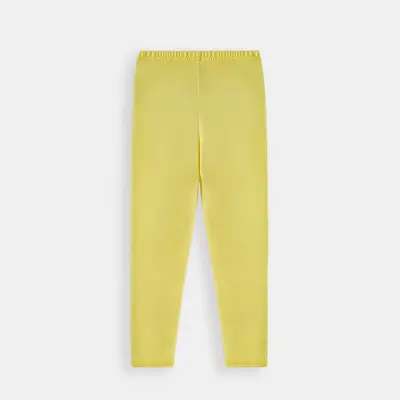 Mädchen-Leggings einfarbig, neun Achtel, Frühling/Herbst, elastisch, Süßigkeitenfarben - 9