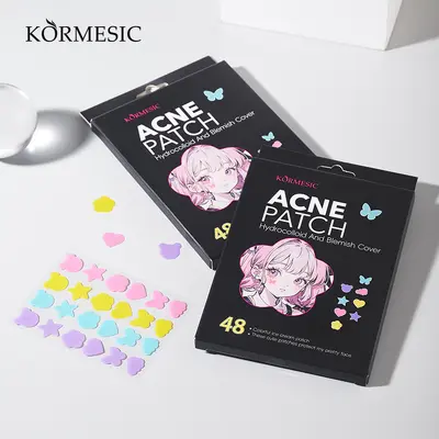 KORMESIC Sivilce Kapatıcı Renkli Sivilce Yaması, İngilizce Etiketli