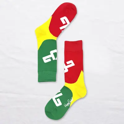 Happy Sock kadın orta boy karikatürlü çorap, akademik tarz - 8