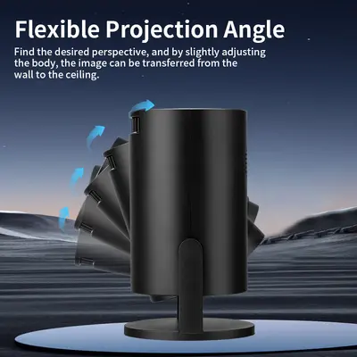 M5PRO Cross-Border New Home Micro Portable Mini Projector HD Home Wireless Wired Compact Mobile Phone Projector