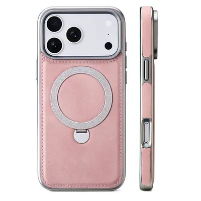 Apple iPhone 18 Pro Max Lederhülle mit magnetischem Drehständer - 7