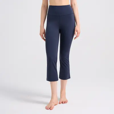 Women's Micro-Flare Yoga Pants, Butt-Lifting, Brushed High Waist, 23" - 10