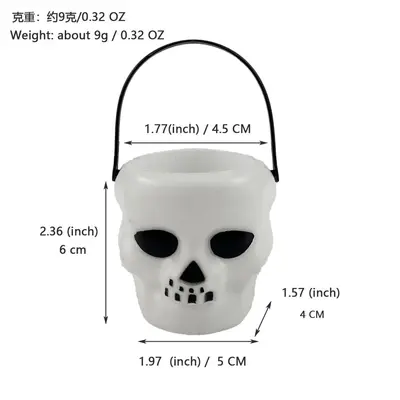 Halloween Pumpkin Decorative Jar, Small Hanging Ornament - 8