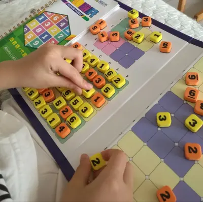Magnetisches Sudoku- und Schach-Brettspiel, Neun-Felder-Gitter, lehrreiches Logikspielzeug