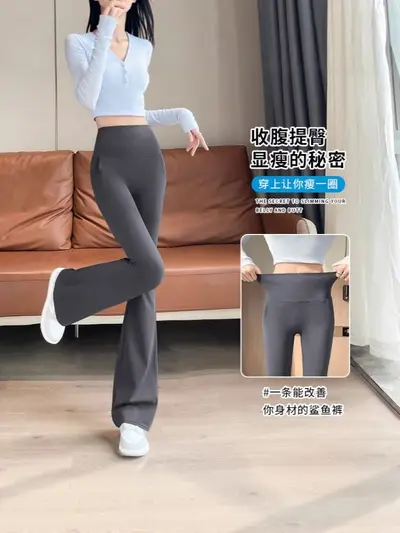 Pocket Yoga Leggings with Tummy Control and Butt Lift, High Waist - 5