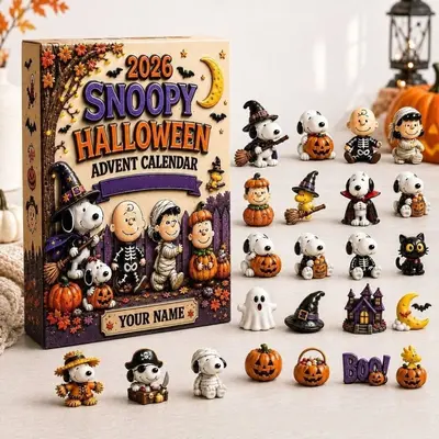 2026 Halloween-Adventskalender mit niedlicher Welpen-Blindbox