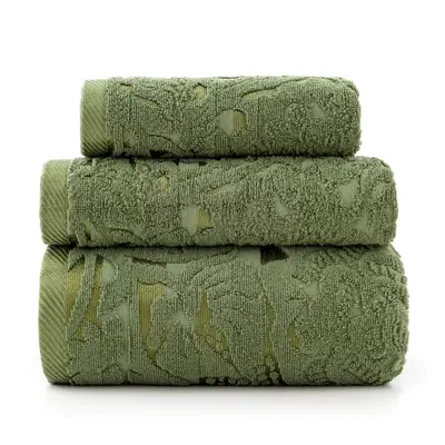 Jacquard-Baumwoll-Handtuchgarnitur, saugfähig, reine Baumwolle - 7