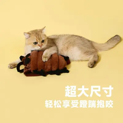 Feiqi Catnip Sound Toy, Realistic Cockroach Design - 3
