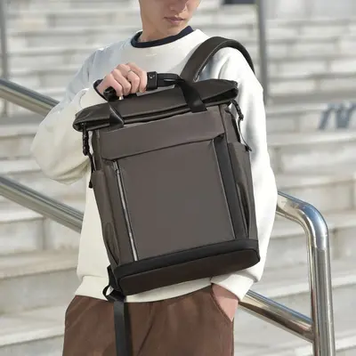 Cross-Border Business Rucksack für Herren mit großem Fassungsvermögen, wasserdicht, Pendler-Rucksack, Outdoor-Reiserucksack, leichte Schultertasche für Studenten - 3