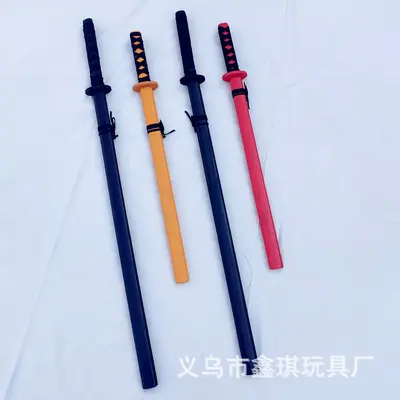 Werksverkauf Samurai Holzschwert 1 Meter Anime-Spielzeug Holzschwert Holzschwert Kinder Performance Bühnenmaterial Touristischer Artikel Heißer Verkauf - 9