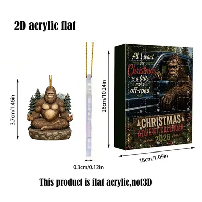Weihnachts-Countdown-Blindbox mit Bigfoot-Anhänger - 6