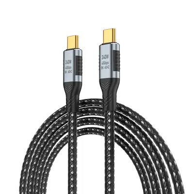 240W USB4.0 hızlı şarj kablosu, 40 Gbps, 8K@60Hz