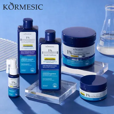 KORMESIC Smooth Silky Hair Care Shampoo, Gentle Cleansing