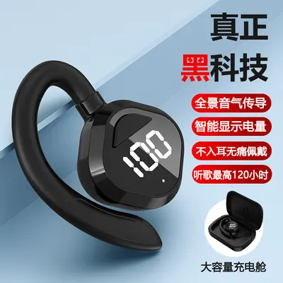 V58 Kablosuz Bluetooth Kulaklık, Dijital Ekran, Açık Kulak Tasarımı