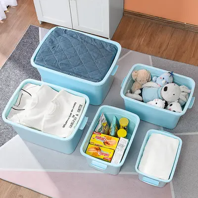 Verdickte Kleidungsaufbewahrungsbox Kunststoff Spielzeugorganizer