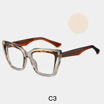 TR90 Square Blue Light Blocking Eyeglass Frame, Fashion Optical Frame - 8