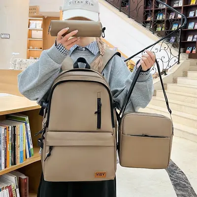 Women's School Backpack for High School Students, Large Capacity - 4