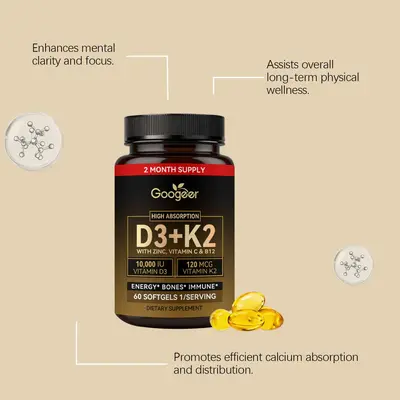 GOOGEER enerji takviye kapsülü, çok vitaminli