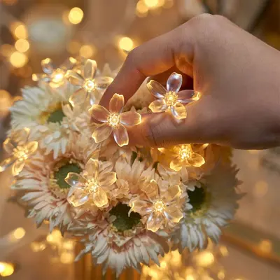 LED String Lights Round Ball Colorful Blinking Starry Sky