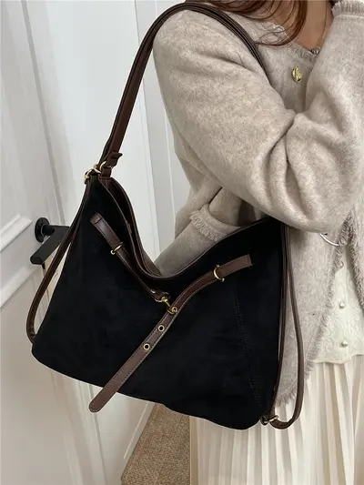 Women's Tote Bag, Large Capacity, Shoulder and Crossbody Strap - 3