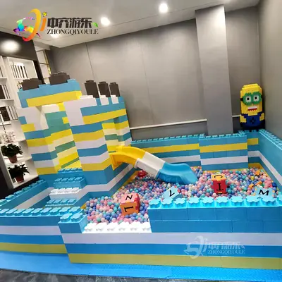 Large building blocks for children, brick playground, amusement park assembly toys, large castle, large EPP foam super large building blocks.