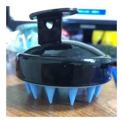 Silicone shampoo massage brush, soft rubber bristle scalp cleansing comb, dual-use dry and wet bath and shampoo brush, hair salon.