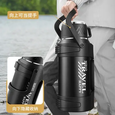 Men's 5L Large Capacity Portable Outdoor Thermos Flask - 4