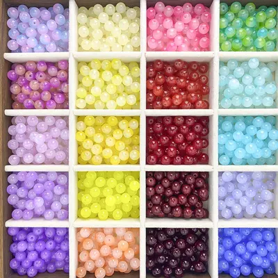 Glass Beads, Crystal DIY Jewelry Accessories, Bracelet Beads