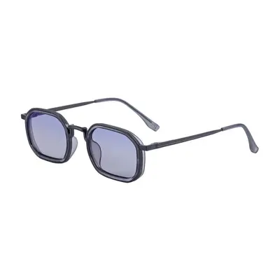 Square Frame Retro Men's Sunglasses with Spring Hinges and UV Protection - 8