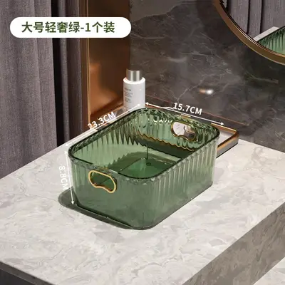 PET-Kosmetik-Aufbewahrungsbox Acryl Schreibtisch-Organizer - 7