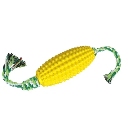 Corn-Shaped Dog Chew Toy with Teeth Cleaning Function, Durable Dog Toothbrush - 7