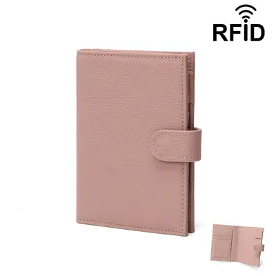 Pasaport çantası, deri, RFID korumalı, çok kartlı - 7