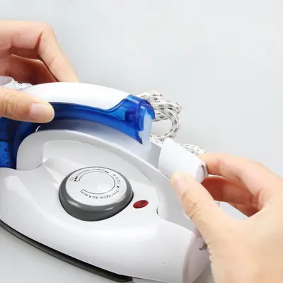 跨境蒸汽挂烫机折叠熨斗特氟龙迷你电熨斗便携式手持拼豆机熨烫机 - 3