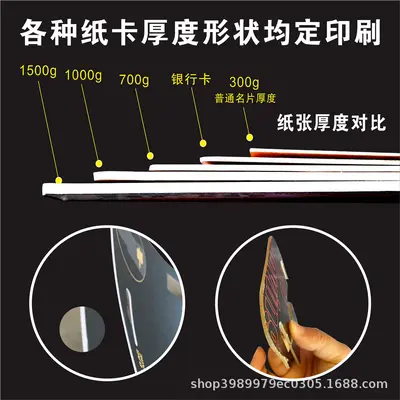 Custom Thick Paper Header Card, Folding Card, Waist Band and Hang Tag - 5