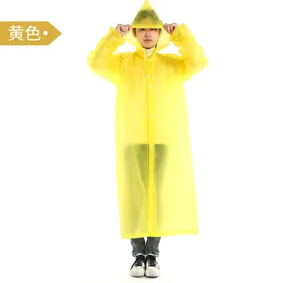 Women's EVA Raincoat, Thickened, Transparent, Waterproof - 8