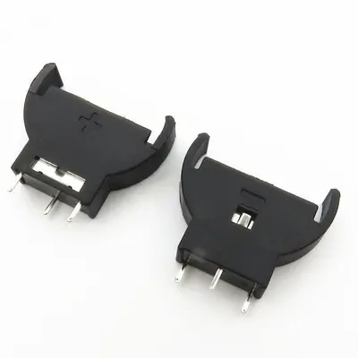 BS-5 3V Vertical Three-Pin Button Cell Holder for CR2032 and CR2025 - 5