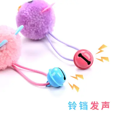 Factory Cross-Border Exclusive Cute Mouse-Shaped Cat Toy with Bell, Self-Play Interactive Mini Mouse Toy for Cats to Relieve Boredom