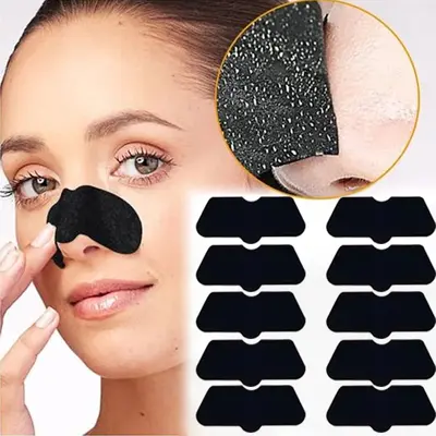 Bambu Kömürlü Siyah Nokta Burun Bandı 10 Adet Gözenek Temizleyici Cilt Bakım Ürünü - 5