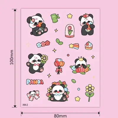 200 Adet Sevimli Karikatür El Defteri Sticker Seti, Su Geçirmez - 7