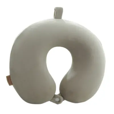 Hafızalı yastık U şeklinde yastık seyahat boyun yastığı U şeklinde boyun yastığı LOGO işlemeli U şeklinde düz renk hafızalı köpük U şeklinde yastık - 8